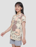 Aero Animal Bear Girls T-Shirt