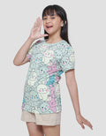 Aero Animal 3 Print Kaos Anak Perempuan