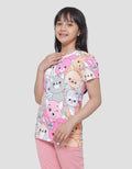 Aero Bear Print Girls T-Shirt