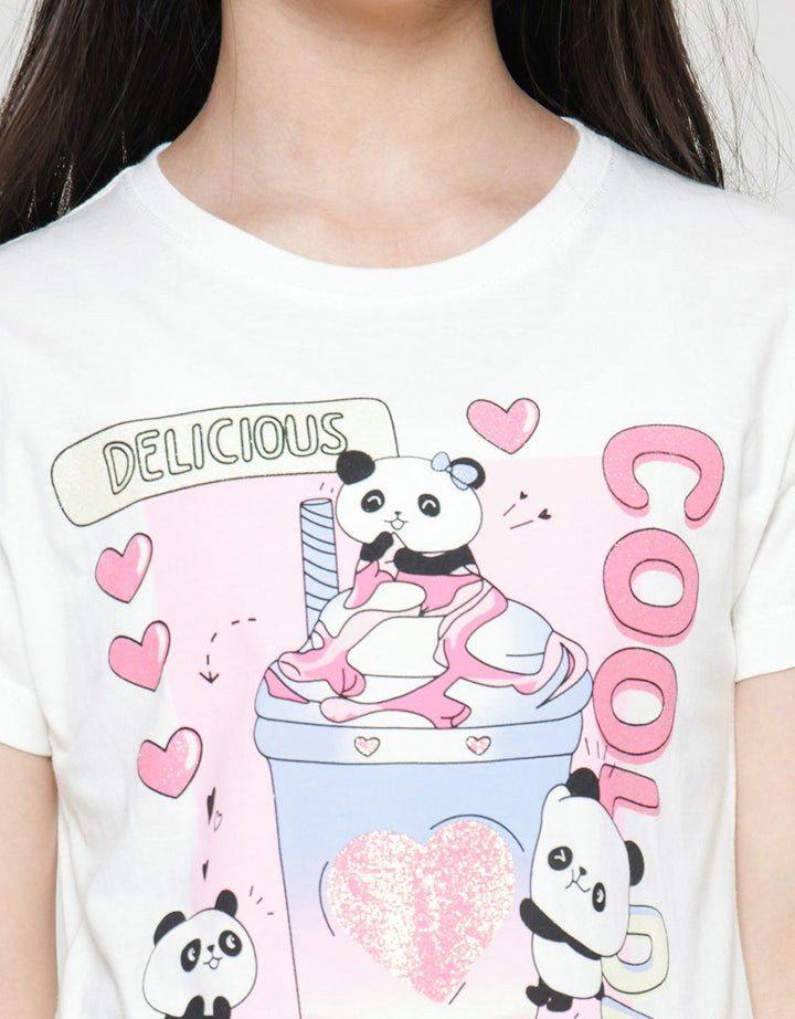 Aero Dessert Panda Girls T-Shirt