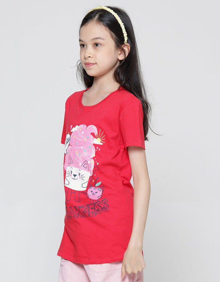 Aero Dessert Cupcake Kaos Lengan Pendek Anak Perempuan