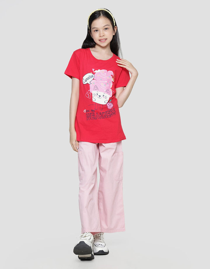 Aero Dessert Cupcake Kaos Lengan Pendek Anak Perempuan