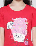 Aero Dessert Cupcake Girls Short Sleeve T-Shirt