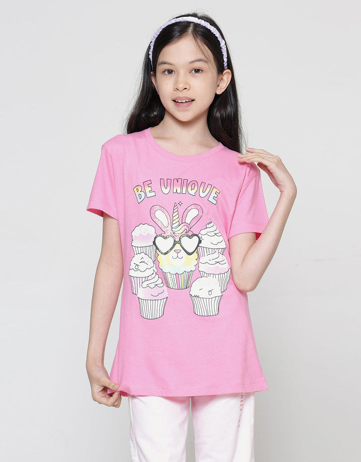 Aero Dessert Be Unique Girls Short Sleeve T-Shirt