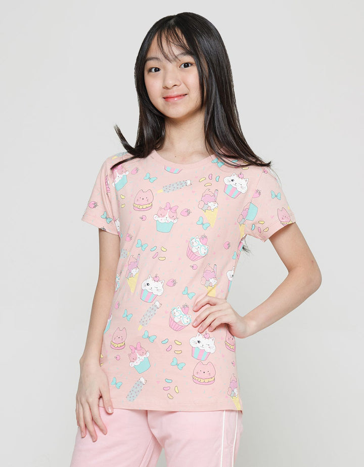 Aero Dessert Mix Girls Short Sleeve T-Shirt