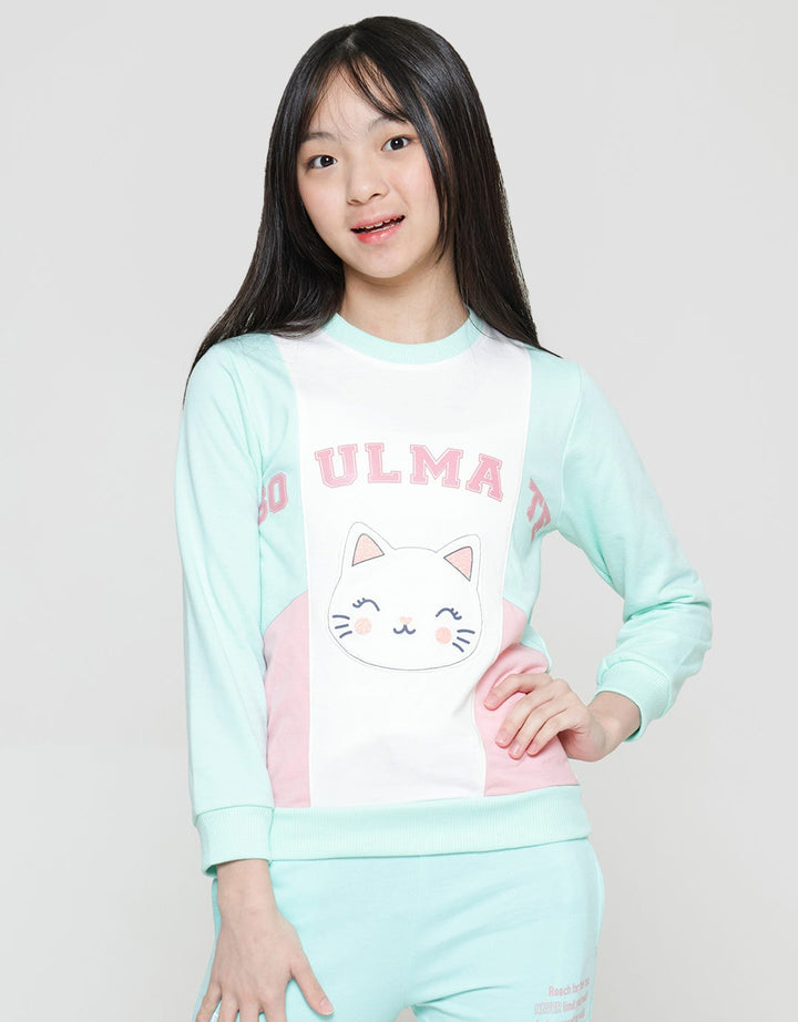 Aero Cat Soulmate Sweater Anak Perempuan