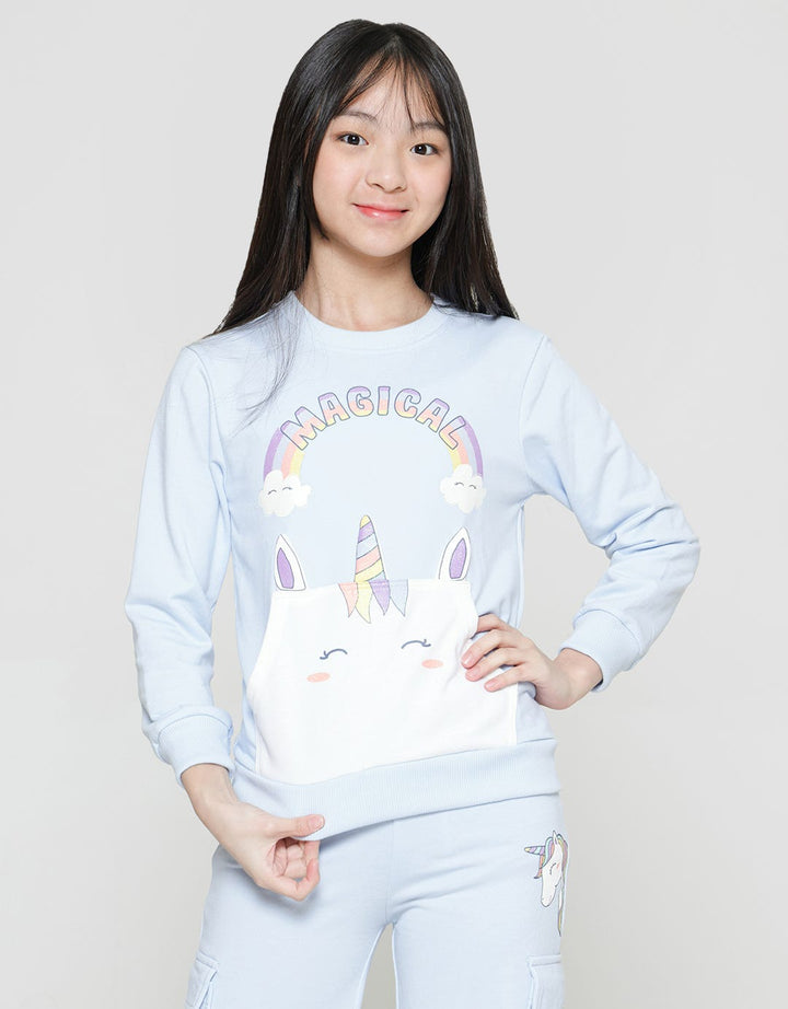 Aero Unicorn Dreamers Sweater Anak Perempuan