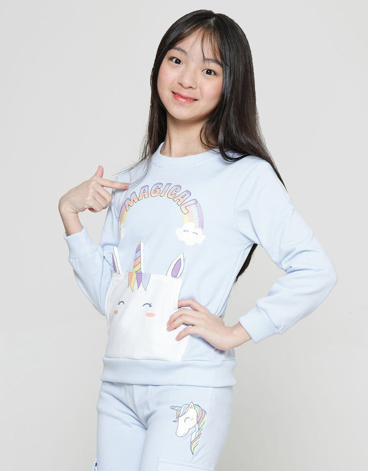 Aero Unicorn Dreamers Sweater Anak Perempuan