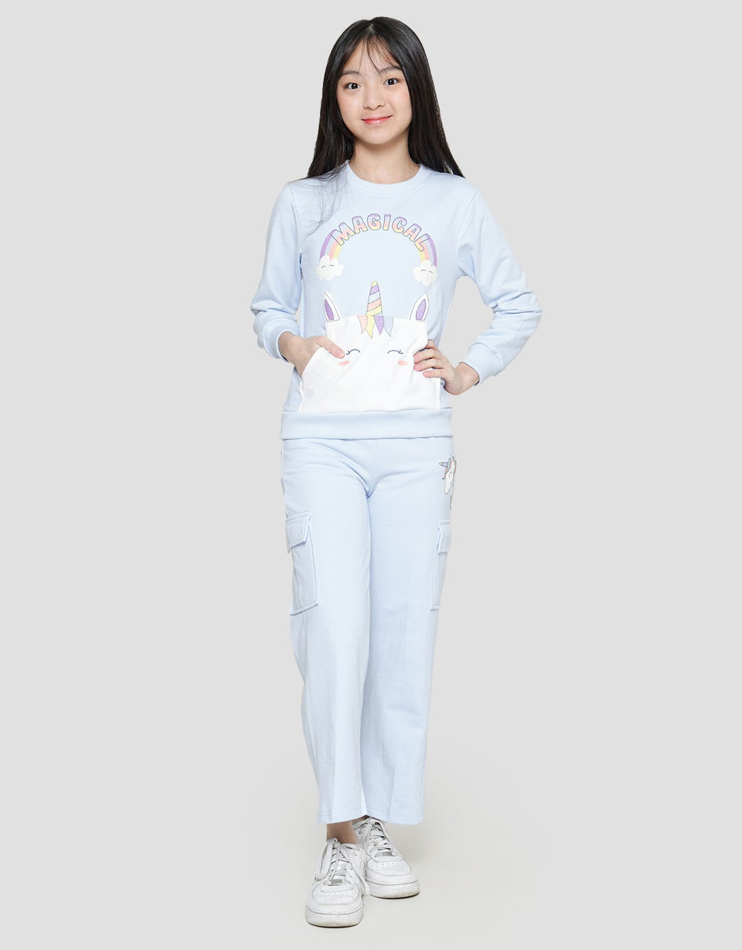 Aero Unicorn Dreamers Sweater Anak Perempuan