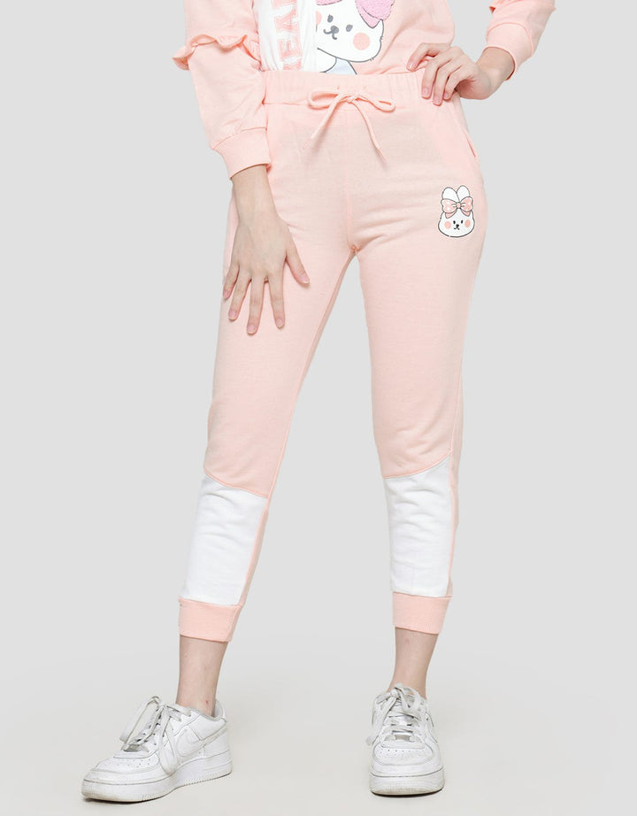 Aero Bunny Ribbon Celana Jogger Anak Perempuan
