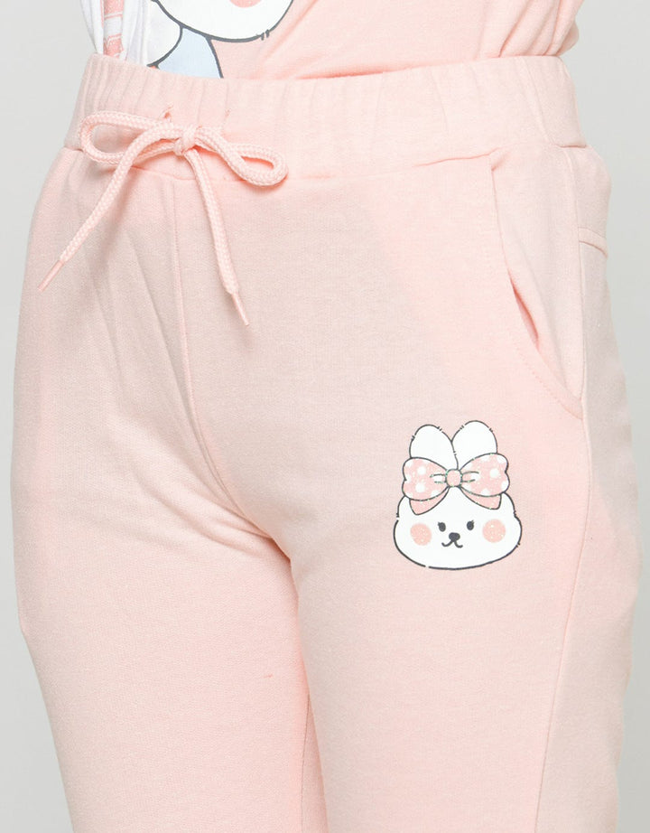 Aero Bunny Ribbon Celana Jogger Anak Perempuan