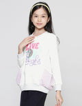 Aero Uni Lace Woven Long Sleeve T-Shirt for Girls
