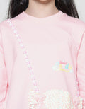 Aero Candy Ribbon Long T-shirt for Girls