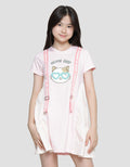 Aero Glasses Embro Midi Dress for Girls
