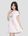 Aero Glasses Embro Midi Dress for Girls
