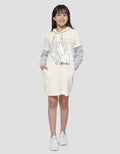Aero Hoody Magic Unicorn Midi Dress Long Sleeve Girls