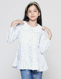 Aero Shirt Stripe Flower Leaf Girls