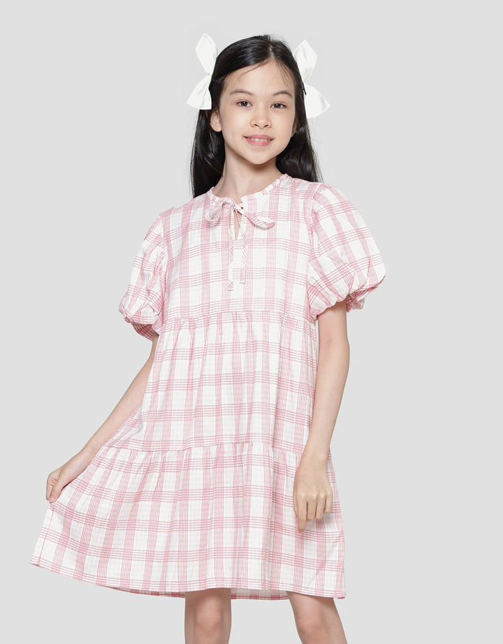 Aero Baloon Sleeve Midi Dress Anak Perempuan