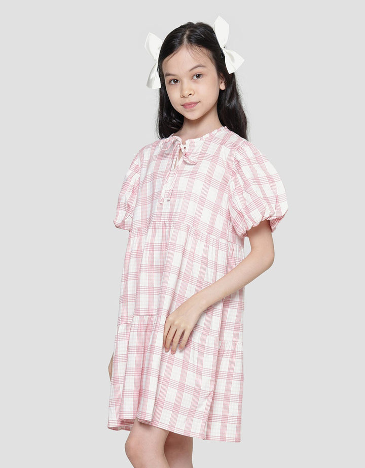 Aero Baloon Sleeve Midi Dress Anak Perempuan