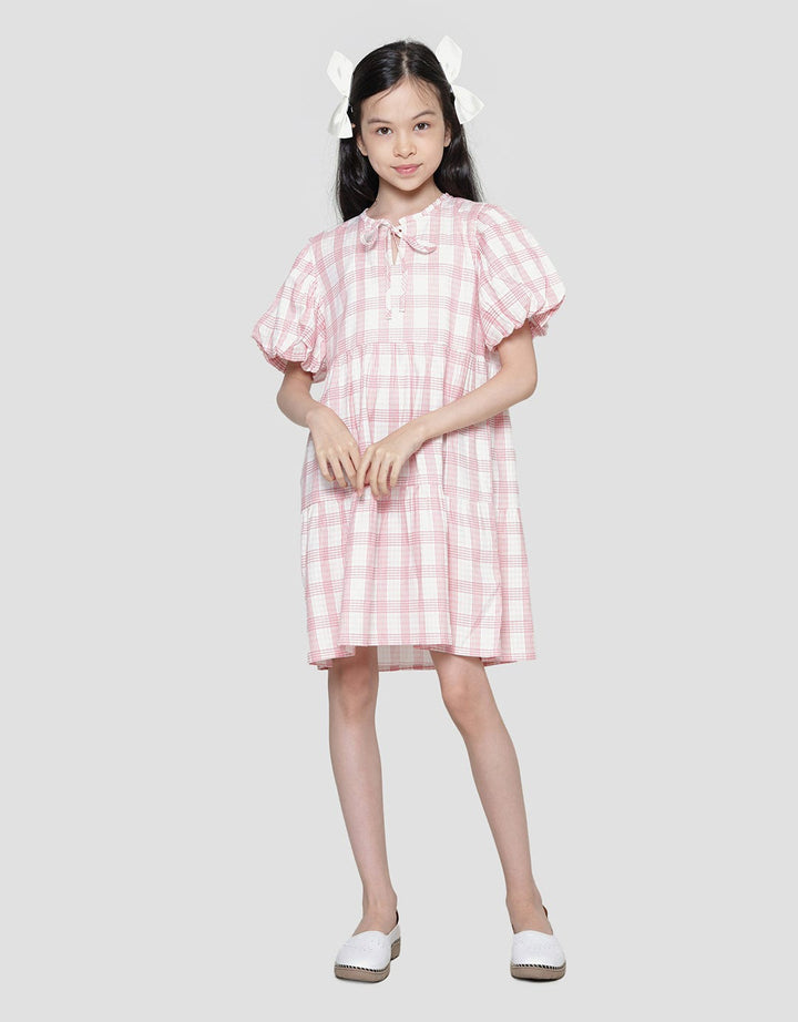 Aero Baloon Sleeve Midi Dress Anak Perempuan