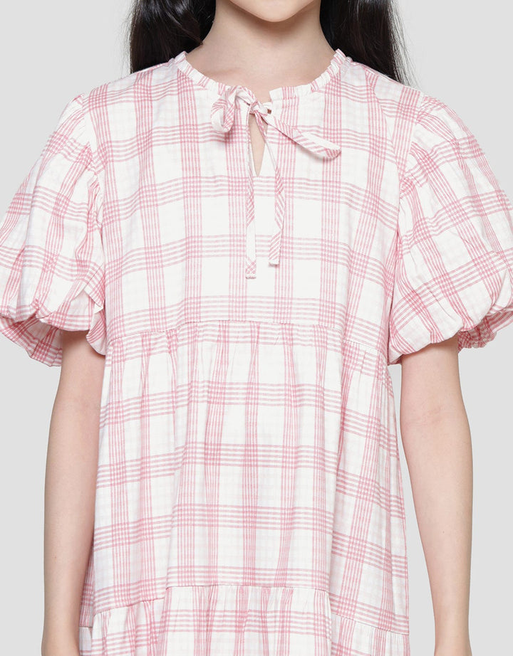Aero Baloon Sleeve Midi Dress Anak Perempuan