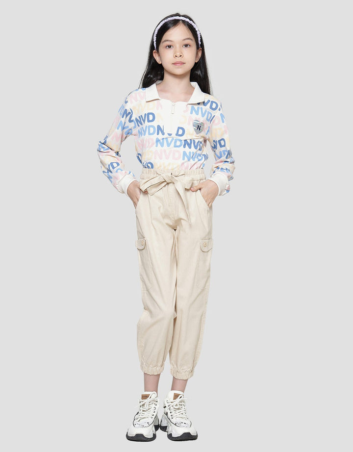 Aero Celana Panjang Karet Polos Anak Perempuan