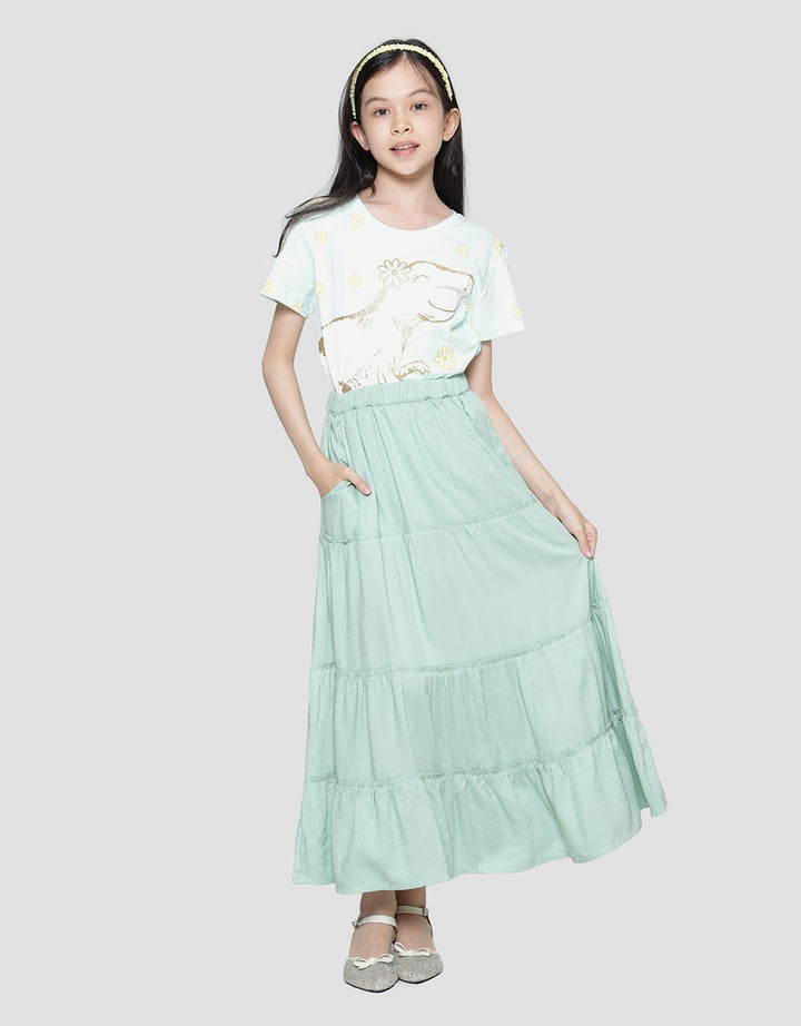 Aero Woven Geber Susun Maxi Skirt for Girls