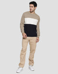 Details 3 Color Blocking Oswald Fit Men's Sweater