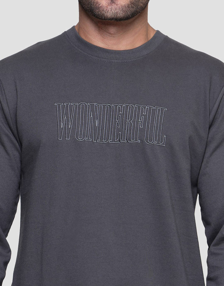 Details Embro Wonderful Sweater Casual Pria
