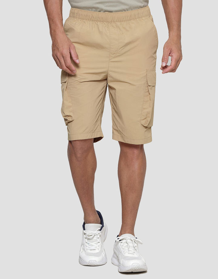 Details Hidden Zipper Regular Fit Men's Cargo Shorts