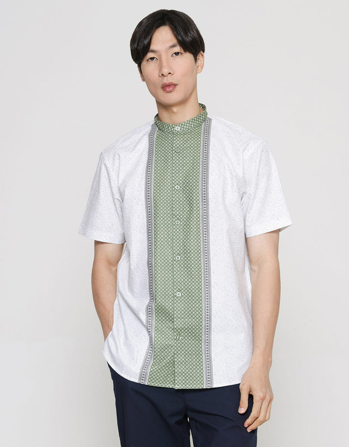 Details of Men's Short Sleeve Koko Door Print