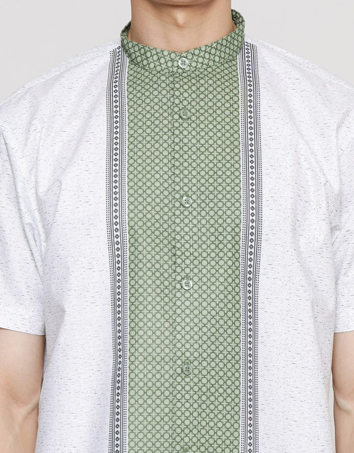 Details of Men's Short Sleeve Koko Door Print