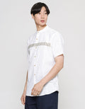 Abstract Lines Details Men's Short Sleeve Koko Shirt