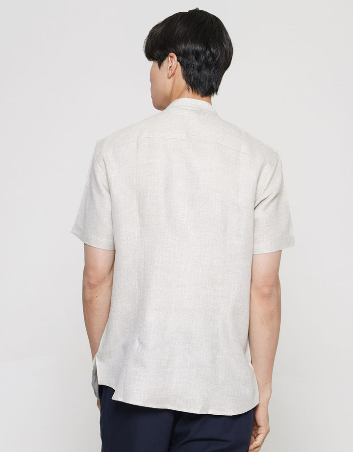 Details Contrast Lines Men's Short Sleeve Koko Shirt