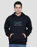 Details of Men's Hoodie Fit Wording Sweater