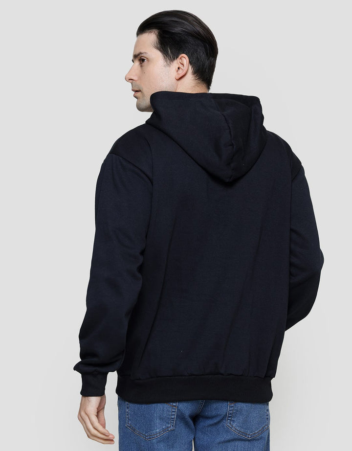 Details Hoodie Fit Wording Sweater Pria