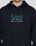Details of Men's Hoodie Fit Wording Sweater