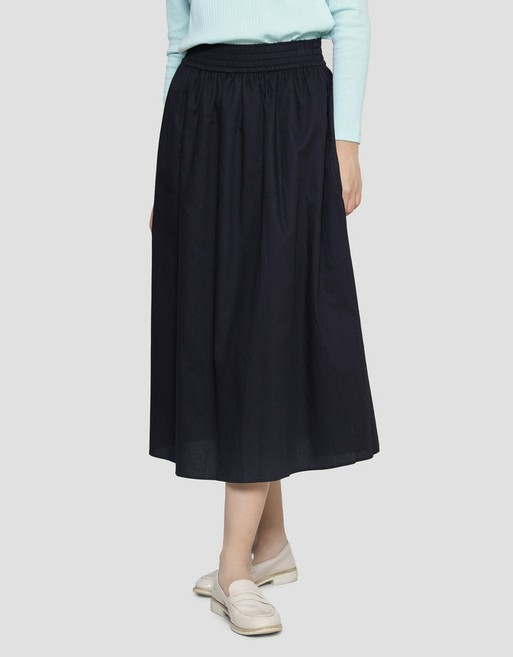 Suko Woven Bottom Rok Midi Wanita