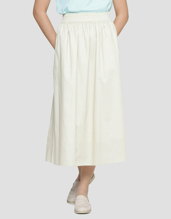 Suko Woven Bottom Rok Midi Wanita