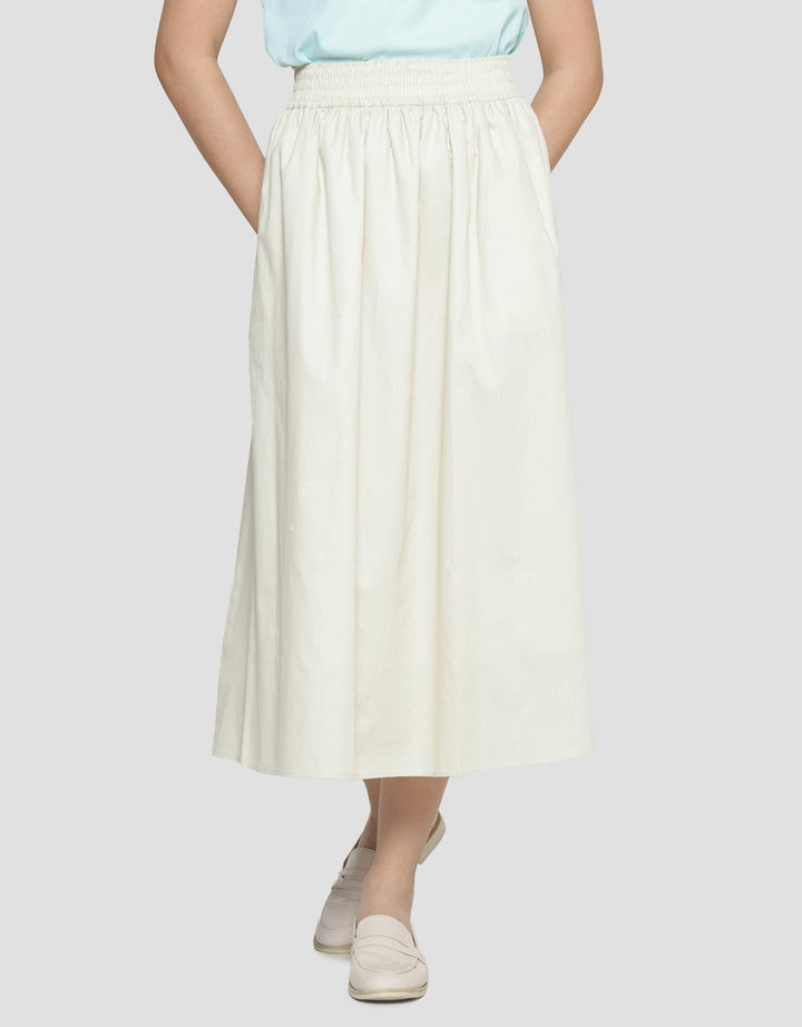 Suko Woven Bottom Rok Midi Wanita