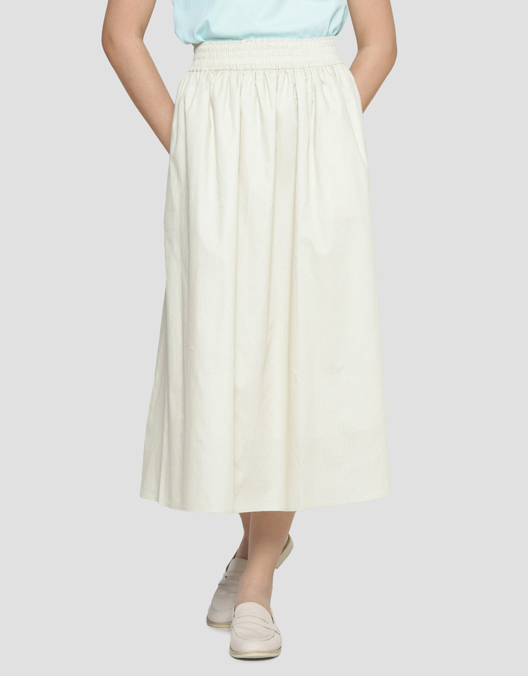 Suko Woven Bottom Women's Midi Skirt