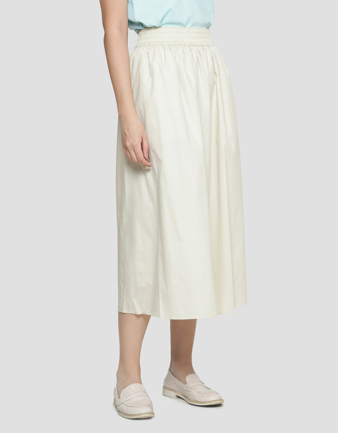 Suko Woven Bottom Women's Midi Skirt