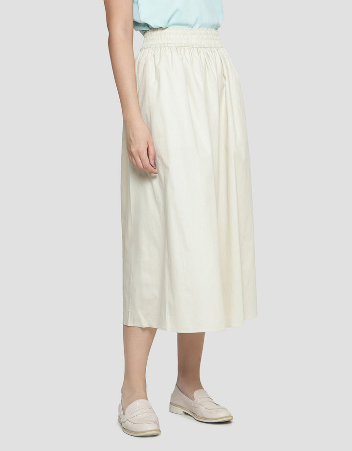 Suko Woven Bottom Rok Midi Wanita