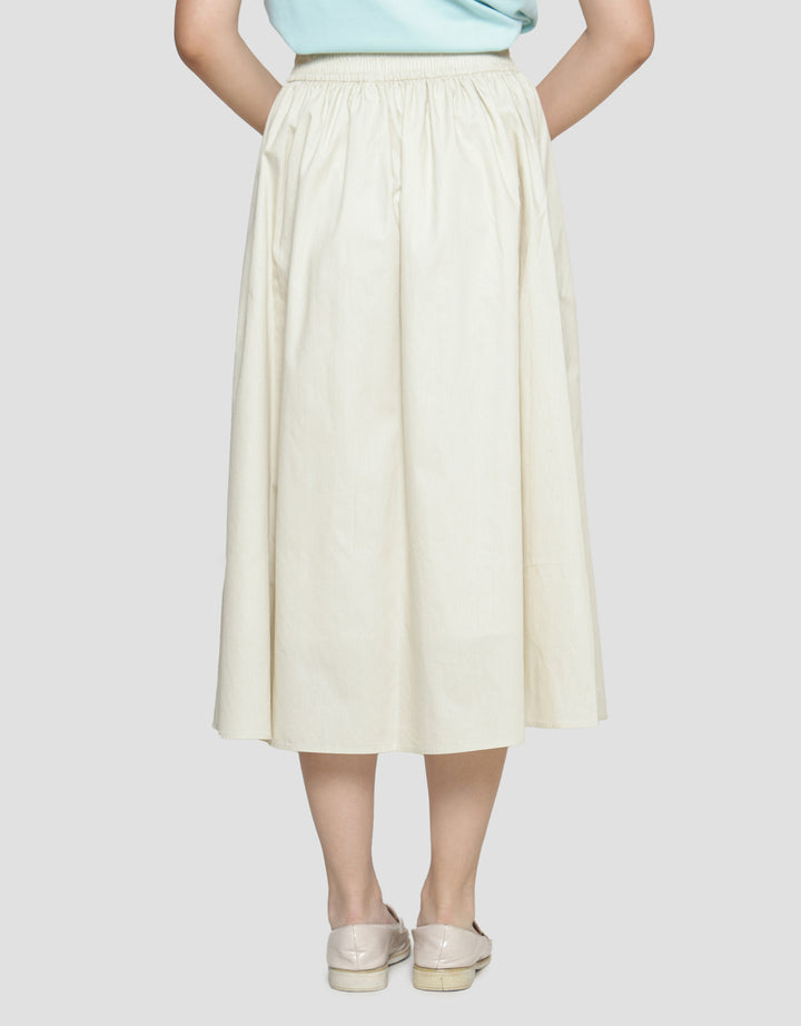 Suko Woven Bottom Rok Midi Wanita