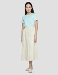 Suko Woven Bottom Women's Midi Skirt