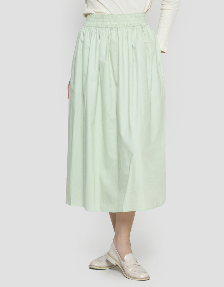 Suko Woven Bottom Women's Midi Skirt