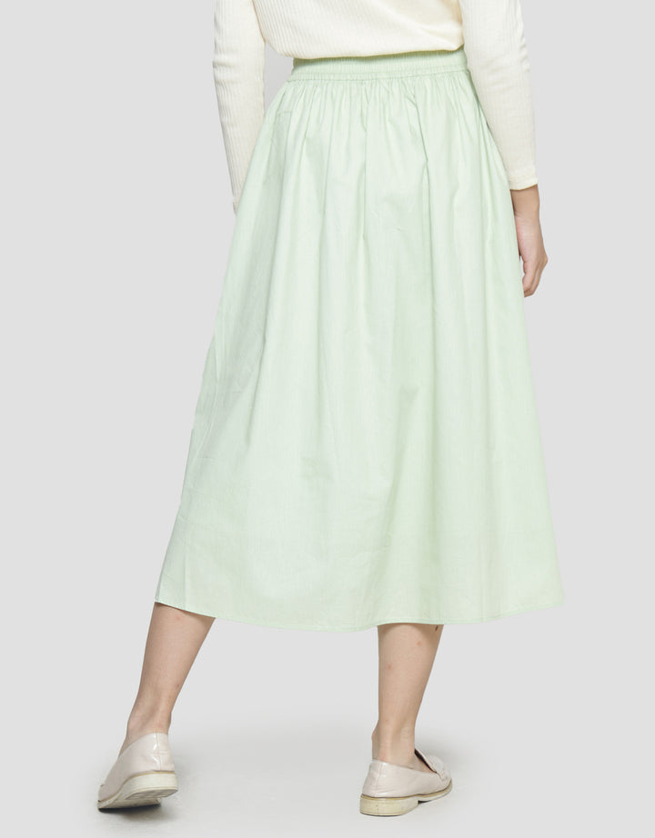 Suko Woven Bottom Rok Midi Wanita