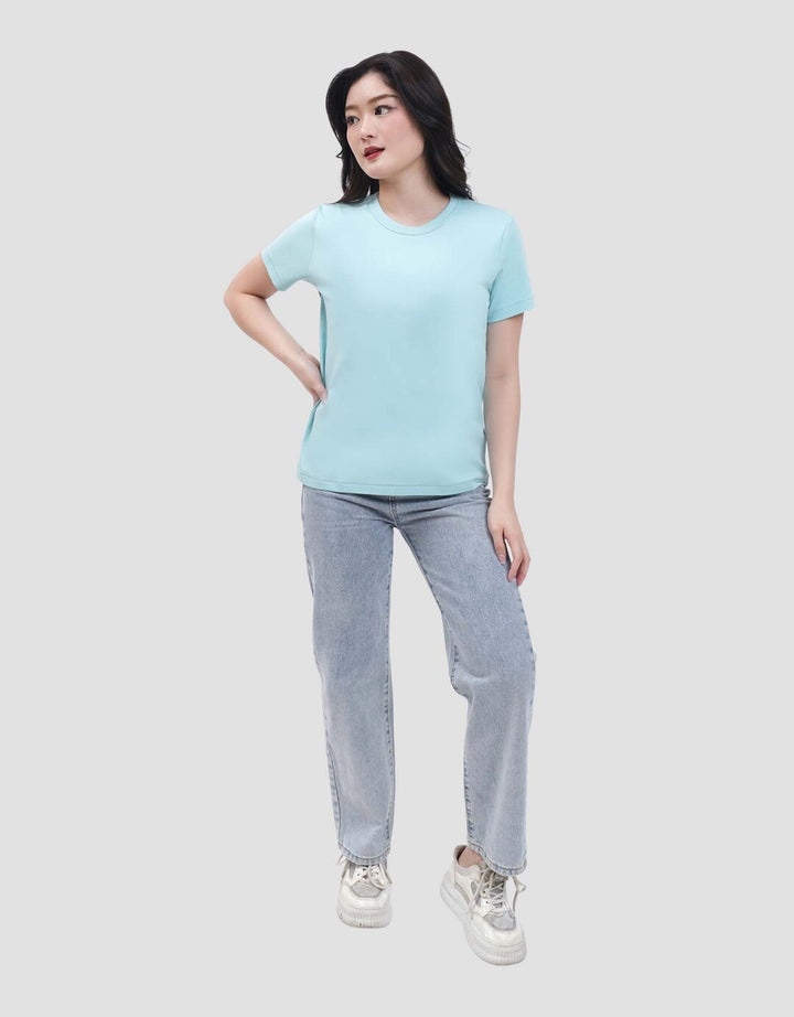 Suko Women's Round Collar Basic T-Shirt