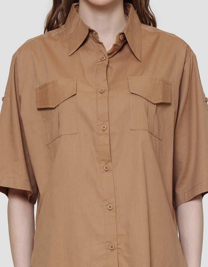 Nevada Double Pocket Women's 3/4 Sleeve Shirt