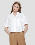 Nevada Boxy Kemeja Lengan Pendek Wanita